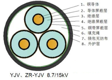 交聯(lián)聚乙烯絕緣聚氯乙烯護(hù)套電